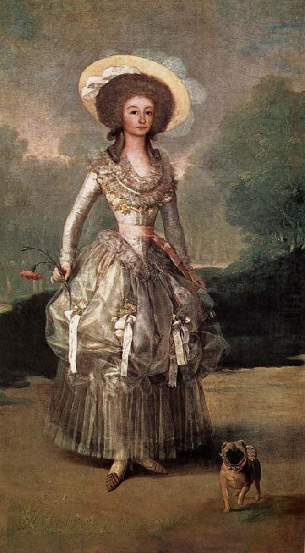 Marquise of Pontejos, Francisco Goya